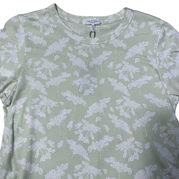 NWT New $118 Rag & Bone Summer Leaf Cotton T-Shirt Size M - Picture 4 of 12
